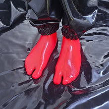 Load image into Gallery viewer, Lava Red Tabi Socks (Ankle High)