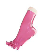 Load image into Gallery viewer, Dragonfruit Pink Toe Socks (Ankle High)
