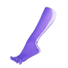 Load image into Gallery viewer, Lavender Purple Toe Socks (Knee High)