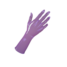 Load image into Gallery viewer, Translucent Lilac Gloves (Mid-Arm)