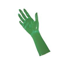 Load image into Gallery viewer, Translucent Olive Gloves (Mid-Arm)
