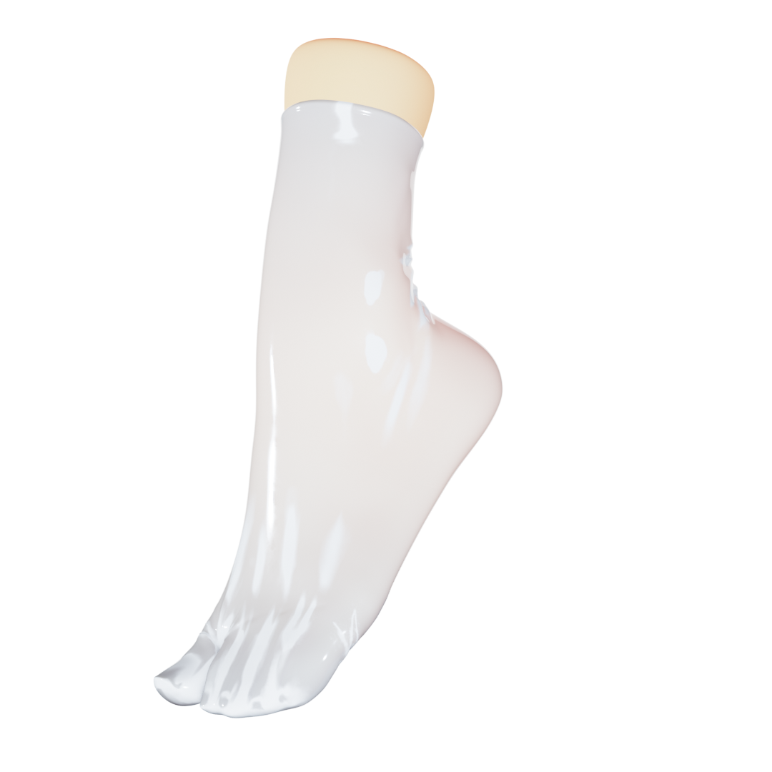 Pearl White Tabi Socks (Ankle High) – UniqDsn