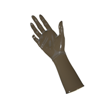 Load image into Gallery viewer, Translucent Smoky Black Gloves (Mid-Arm)