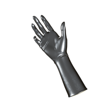Load image into Gallery viewer, Metallic Pewter Gloves (Mid-Arm)