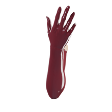 Load image into Gallery viewer, Dark Raspberry Gloves (Opera Length)
