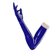 Load image into Gallery viewer, Cobalt Blue Gloves (Opera Length)