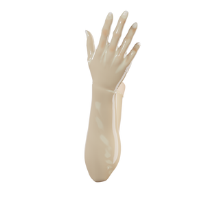Translucent Natural Gloves (Opera Length)