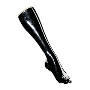 Obsidian Black Toe Socks (Knee High)