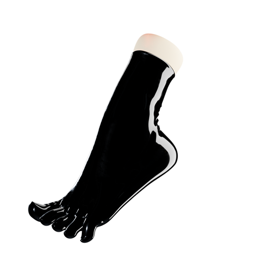 Obsidian Black Toe Socks (Ankle High)