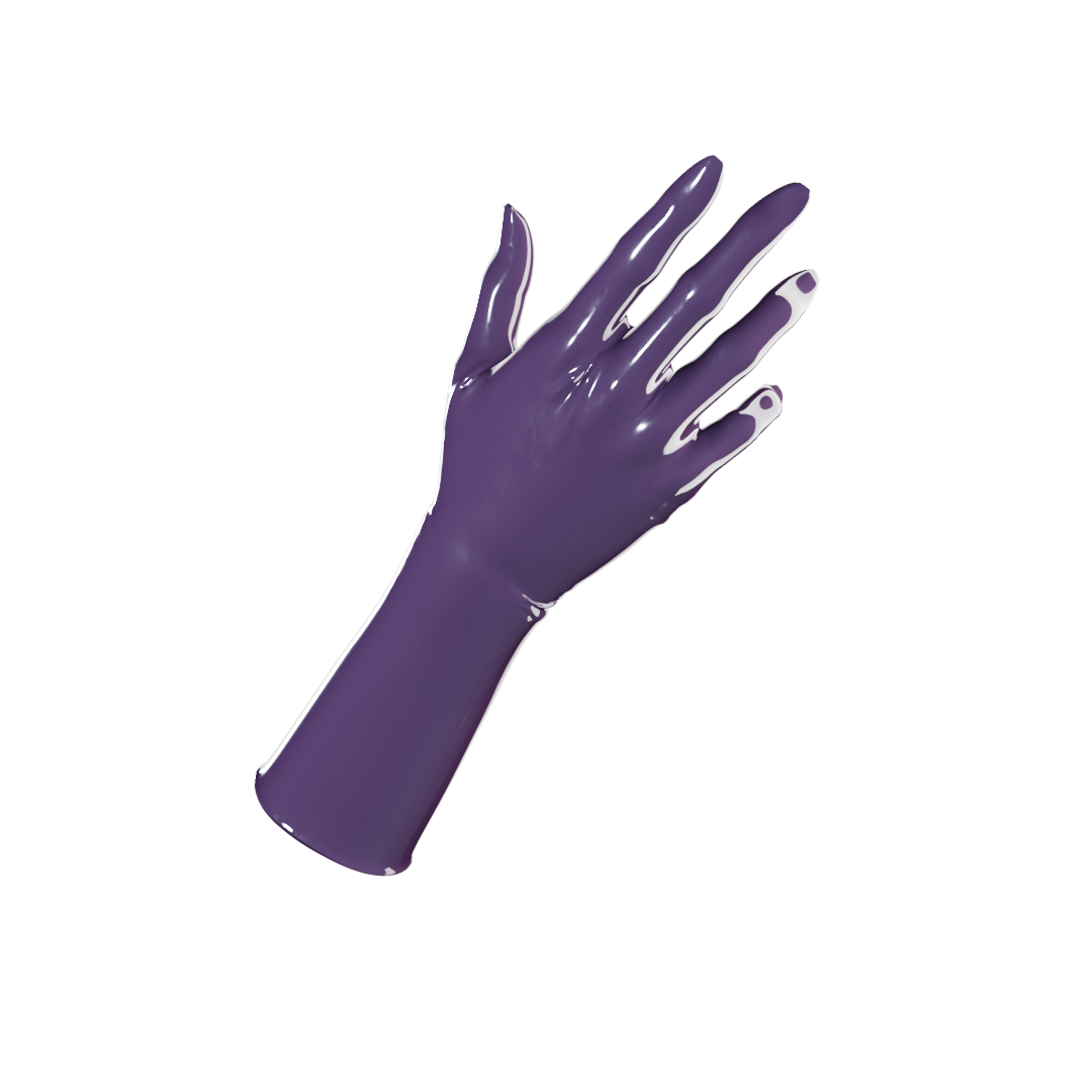 Royal Purple Gloves (Wrist Length) UniqDsn