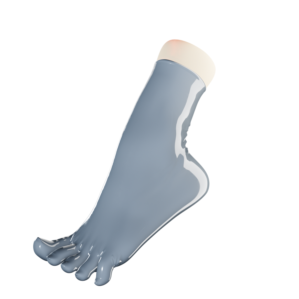 Slate Gray Toe Socks (Ankle Length) – UniqDsn