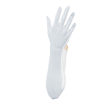 Load image into Gallery viewer, Pearl White Gloves (Opera Length)