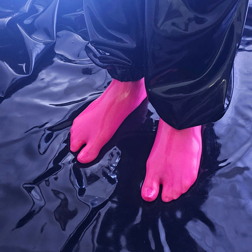 Dragonfruit Pink Tabi Socks (Ankle High)