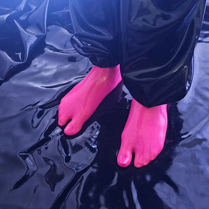 Dragonfruit Pink Tabi Socks (Ankle High)