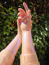Load image into Gallery viewer, [P2] Celestial Trans Natural Gloves (Mid-Arm)
