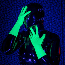 Load image into Gallery viewer, Ultraviolet Green Gloves (Mid-Arm)