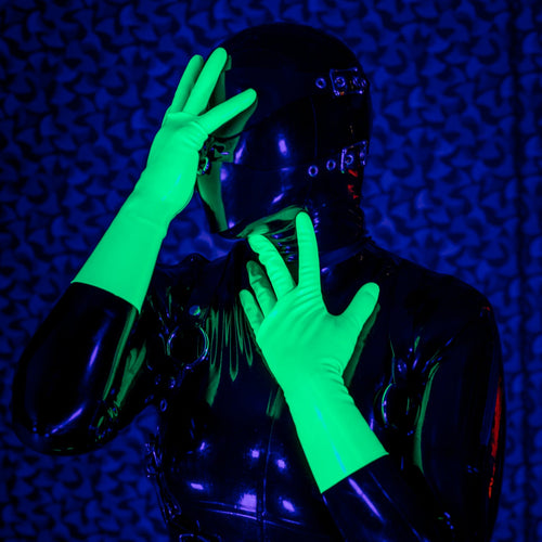 Ultraviolet Green Gloves (Mid-Arm)