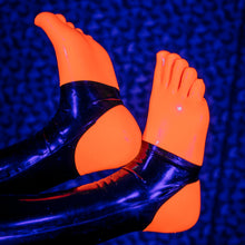 Load image into Gallery viewer, Ultraviolet Orange Toe Socks (Knee)