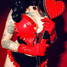 Load image into Gallery viewer, [P2] Lava Red Gloves (Mid-Arm)