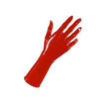 Load image into Gallery viewer, Clinical Red Gloves (Mid-Arm)