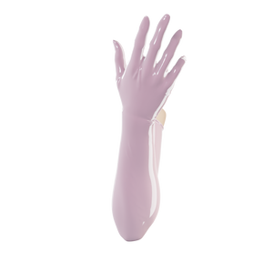 Dolly Pink Gloves (Opera Length)