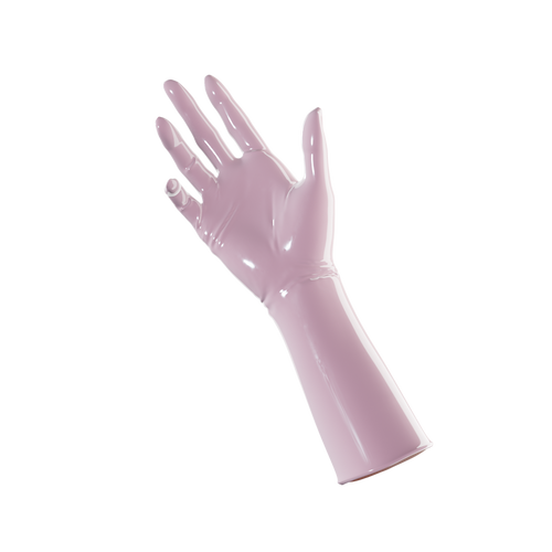 Dolly Pink Gloves (Mid Arm)