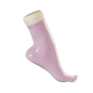 Dolly Pink Toe Socks (Ankle High)