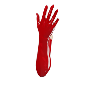 Lava Red Gloves (Opera Length)