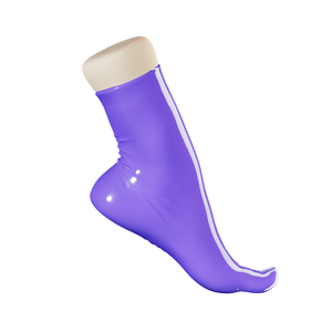 Lavender Purple Toe Socks (Ankle High)