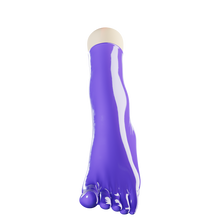 Load image into Gallery viewer, Lavender Purple Toe Socks (Ankle High)
