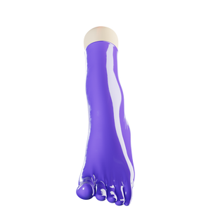 Lavender Purple Toe Socks (Ankle High)