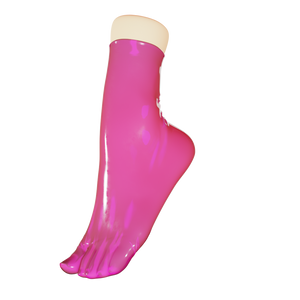 Dragonfruit Pink Tabi Socks (Ankle High)