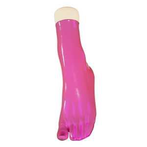 Dragonfruit Pink Tabi Socks (Ankle High)