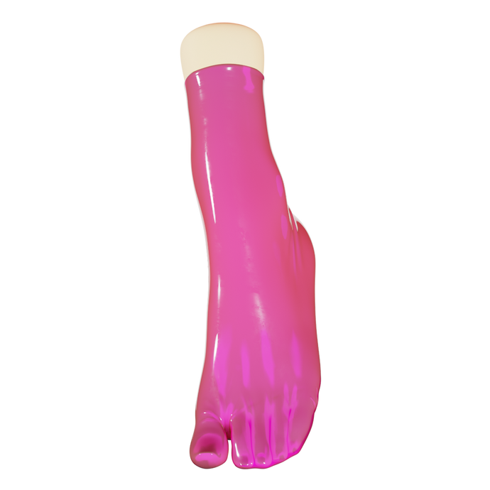 Dragonfruit Pink Tabi Socks (Ankle High)