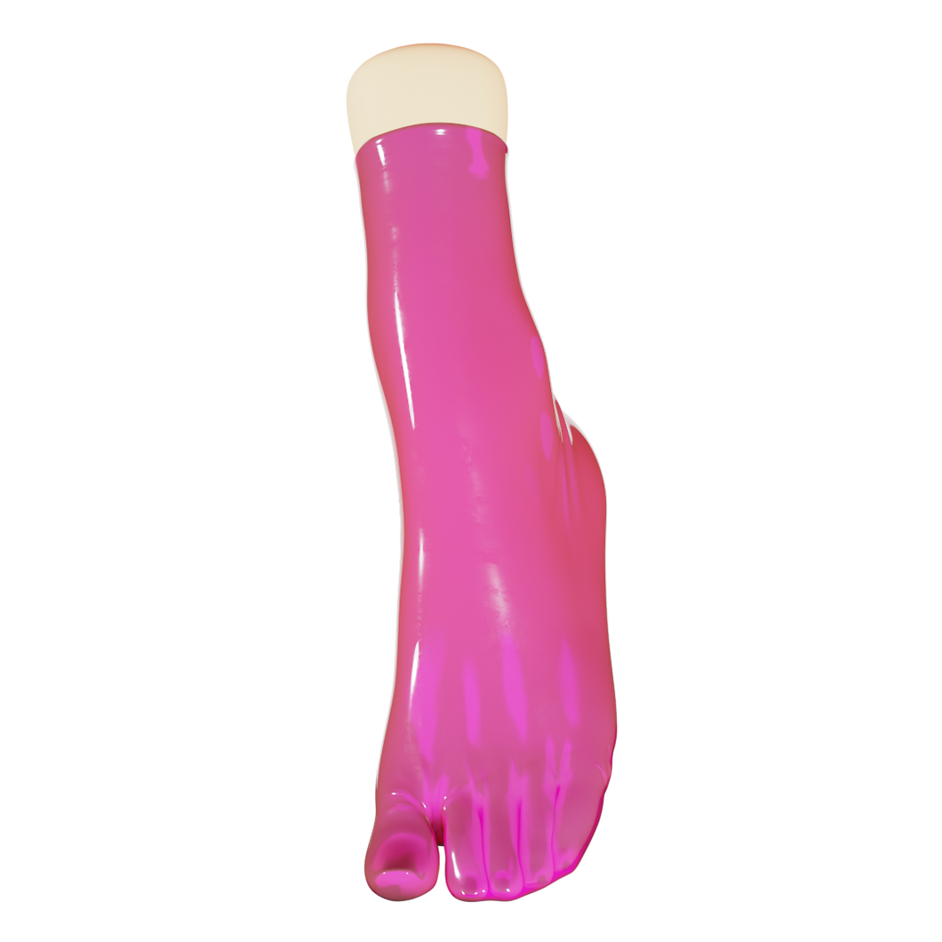 Dragonfruit Pink Tabi Socks (Ankle High)