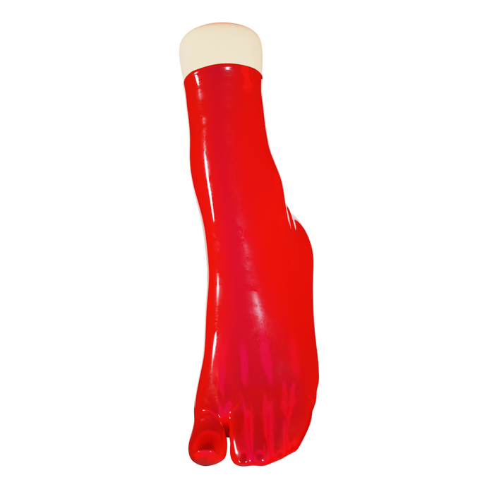 Lava Red Tabi Socks (Ankle High)