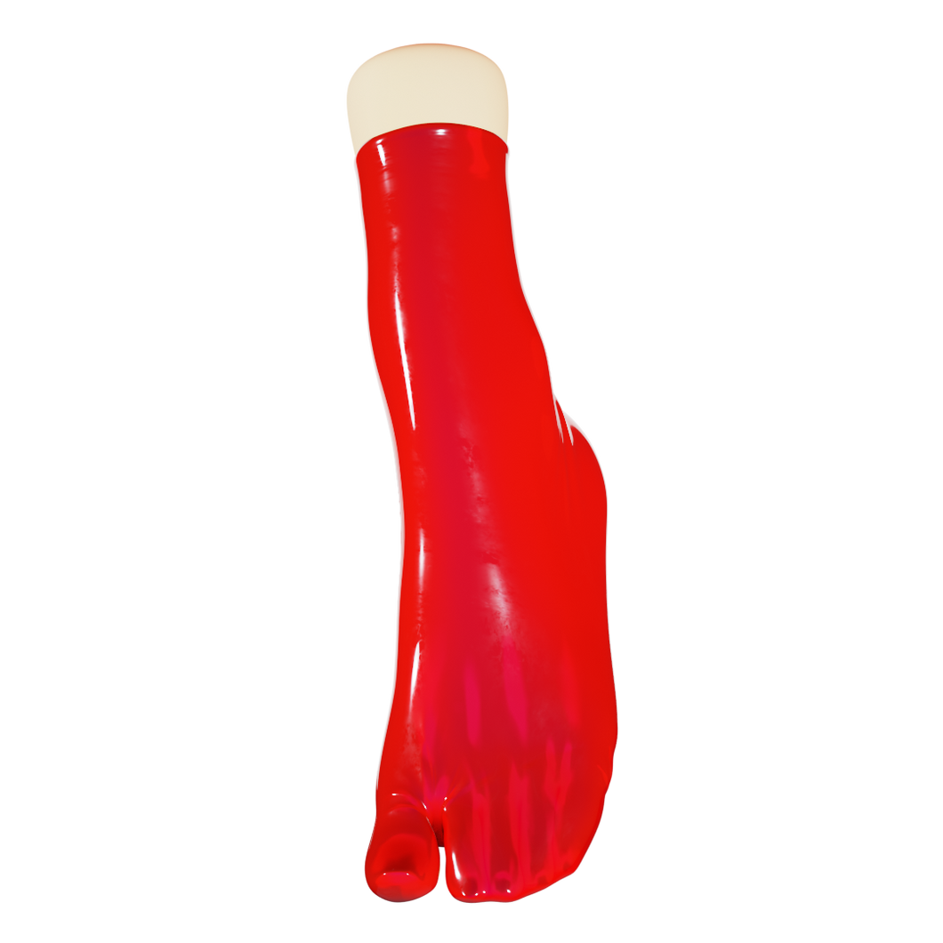 Lava Red Tabi Socks (Ankle High)