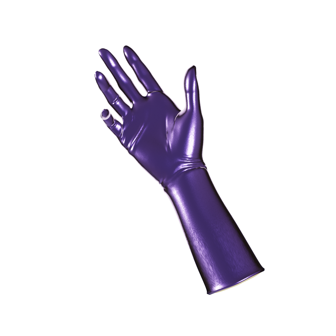P2] Heptazion Purple Gloves (Mid-Arm) – UniqDsn