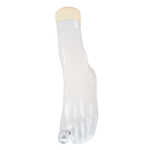 Load image into Gallery viewer, Pearl White Tabi Socks (Ankle High)