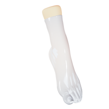 Load image into Gallery viewer, Pearl White Tabi Socks (Ankle High)