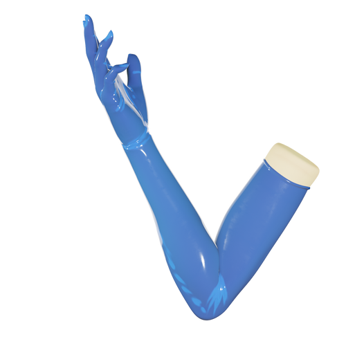 Translucent Sapphire Gloves (Opera)