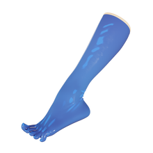 Load image into Gallery viewer, Translucent Sapphire Toe Socks (Knee)