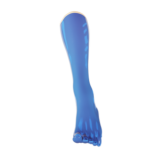 Translucent Sapphire Toe Socks (Knee)
