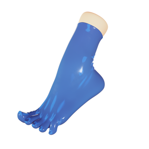 Translucent Sapphire Toe Socks (Ankle)