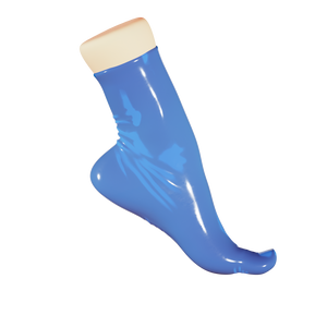 Translucent Sapphire Toe Socks (Ankle)