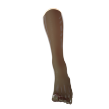 Load image into Gallery viewer, Translucent Smoky Black Toe Socks (Knee)