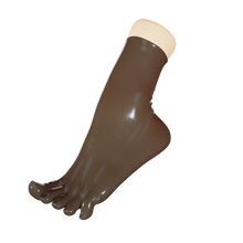 Load image into Gallery viewer, Translucent Smoky Black Toe Socks (Ankle)