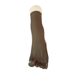 Translucent Smoky Black Toe Socks (Ankle)