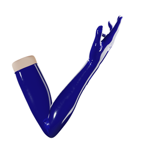 Cobalt Blue Gloves (Opera Length)