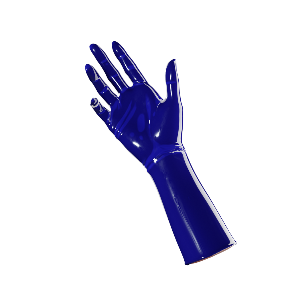Cobalt Blue Gloves (Mid Arm)